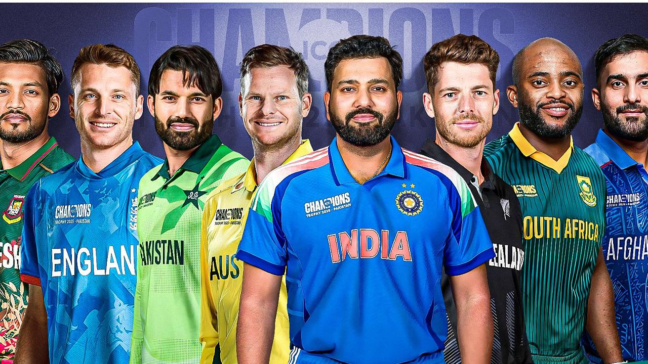 Champions Trophy 2025: Jersey of every team in Champions Trophy