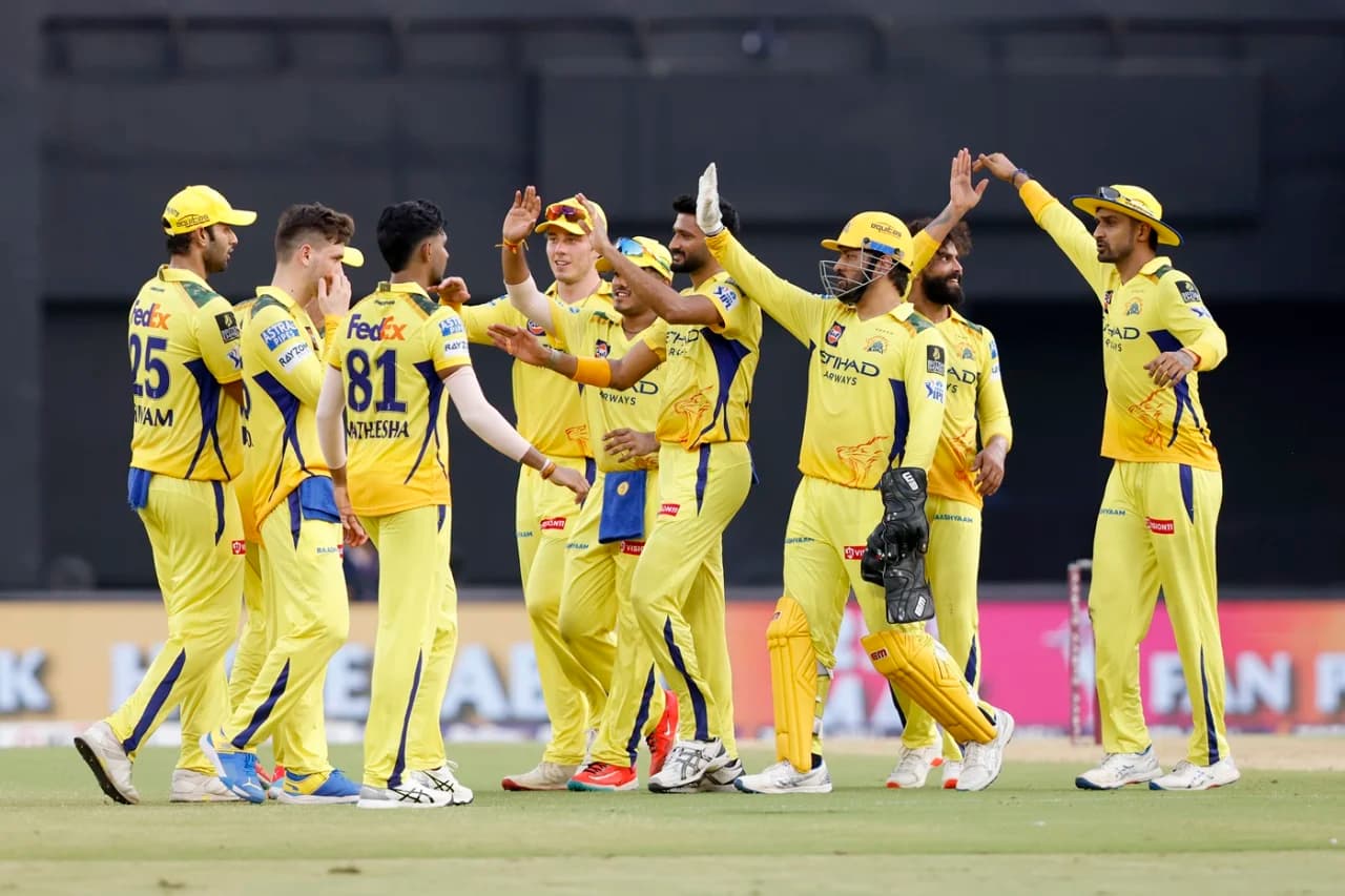 Five teams with most wins while defending 200+ scores in IPL