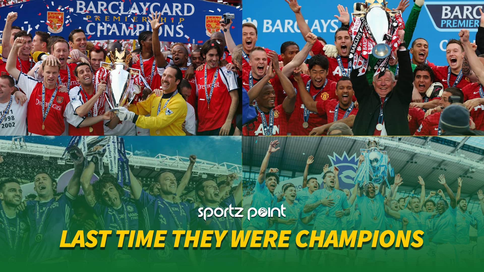 Premier League Facts: The Last Time Every Team Won the League